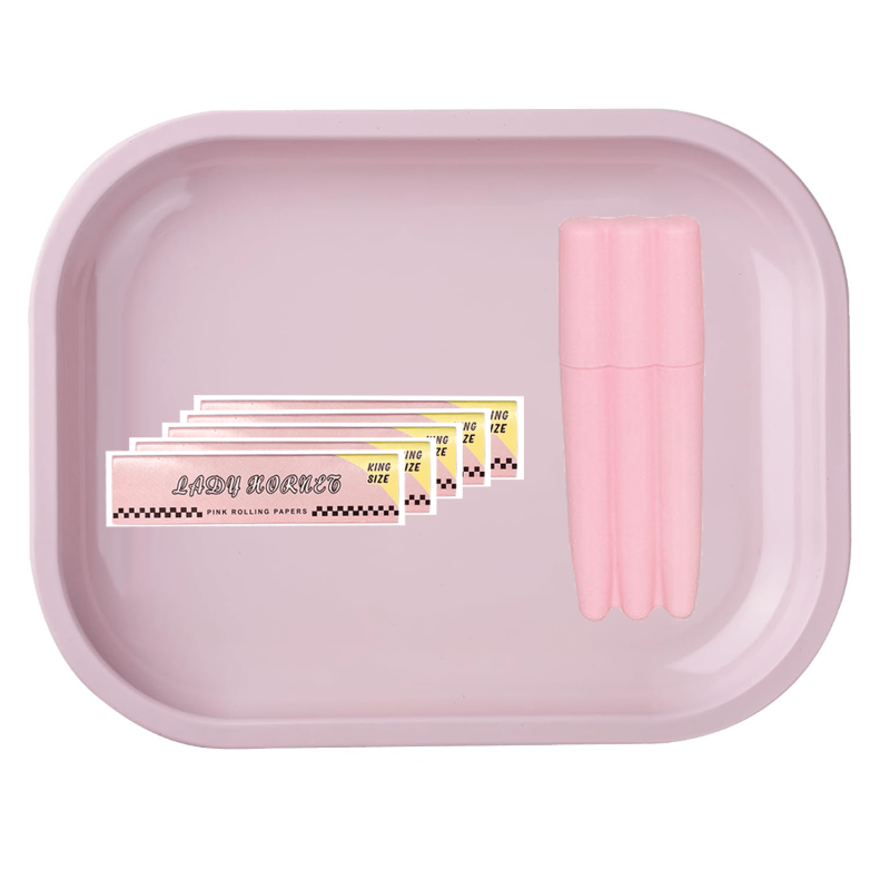 Portable Rolling Kit with Rolling Tray and Cone Storage Tube