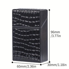 Automatic Flip Storage Box Case Snake Pattern Personalized Container