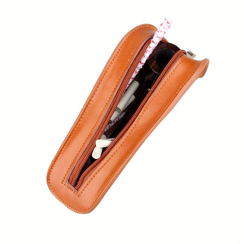 Smoking Tube Pouch Bag Cowhide Personalized Creative Storage Bag