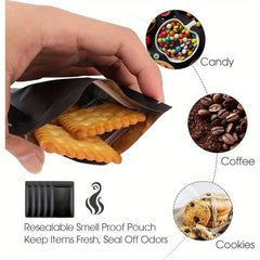 Leather Rolling Tray & Smell Proof Bags Set