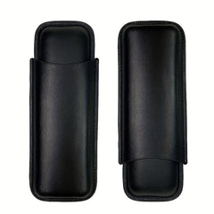 1pc Travel Brown Leather Cigar Case Humidor Box
