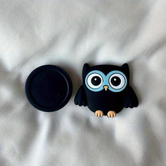 4pcs Owl Silicone Container Mini Storage Box Multifunctional Storage Container