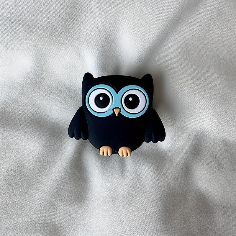 4pcs Owl Silicone Container Mini Storage Box Multifunctional Storage Container