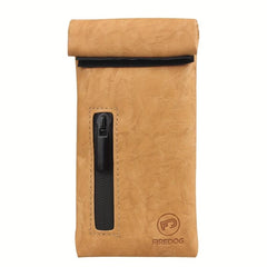Smell Proof Bag Carbon Lined PU Leather Herb Odor Proof Stash Bag