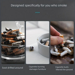 Funnel Anti Flying Ash Ashtray With Lid Office Personality Ashtray