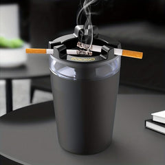 Funnel Anti Flying Ash Ashtray With Lid Office Personality Ashtray