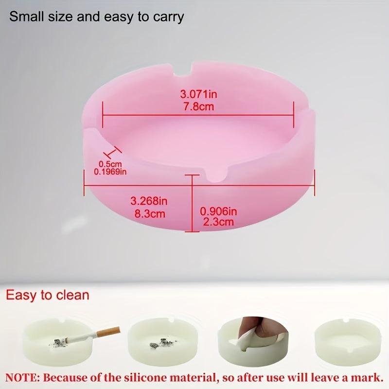 Glow in the Dark Rubber Ashtray High Temp Heat Resistant