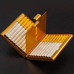 20 Packs Opposed Metal Cigarette Box Holder - Personalized Cigarette Storage