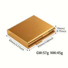 20 Packs Opposed Metal Cigarette Box Holder - Personalized Cigarette Storage