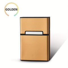 Aluminum Magnetic Cigarette Case 20 Capacity Waterproof Anti-fall