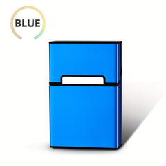 Aluminum Magnetic Cigarette Case 20 Capacity Waterproof Anti-fall