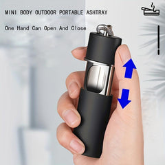 Portable Pocket Ashtray Sealed Leak-proof Fashionable Outdoor Travel Single