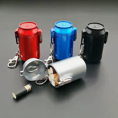 Small Portable Ashtray Sealed Smoke Extinguishing Mini Pocket Ashtray