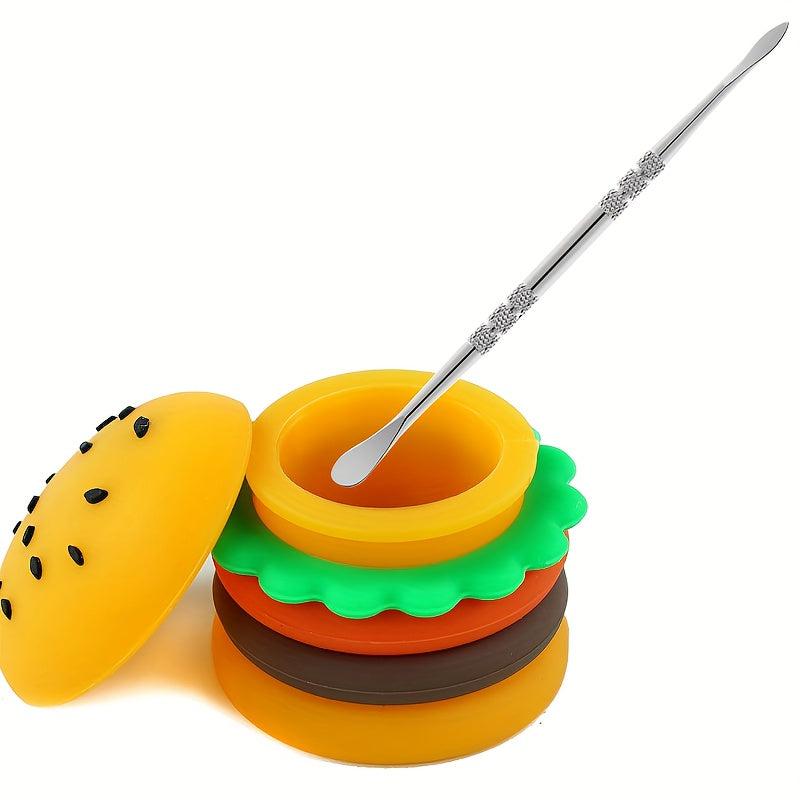 2pcs Portable Mini Container Set With Tube Spoon