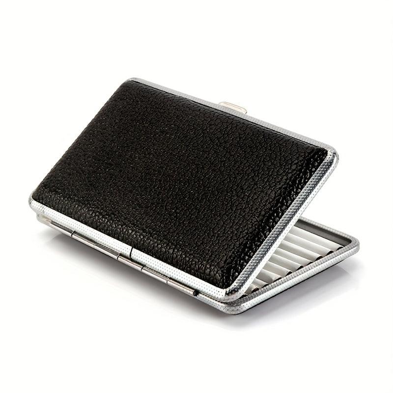 100mm Cigarette Storage Box Leather Band Cigarette Clip PU Leather High end
