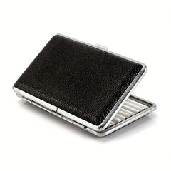 100mm Cigarette Storage Box Leather Band Cigarette Clip PU Leather High end