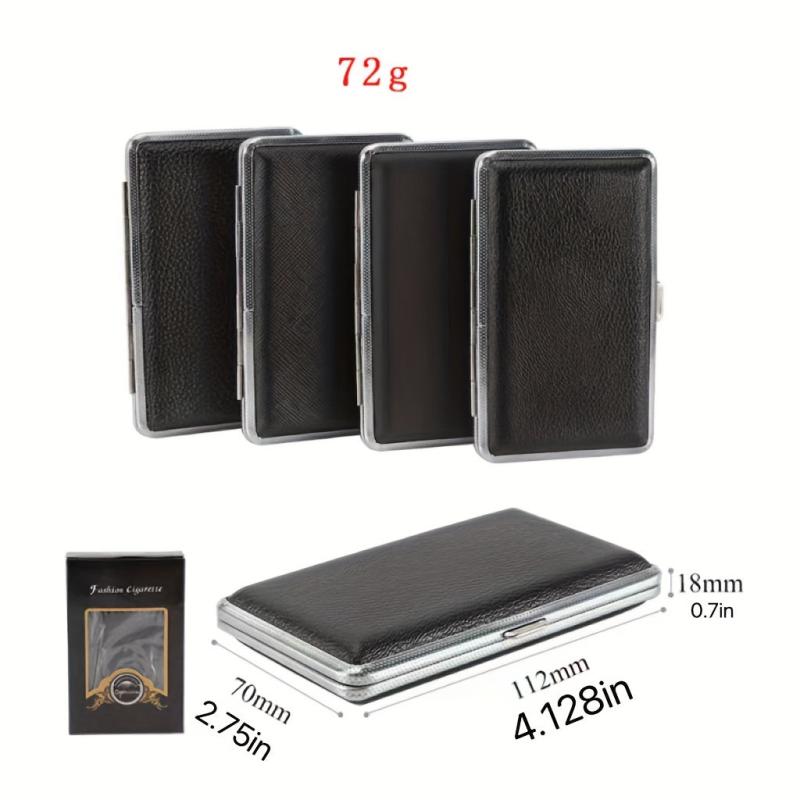 100mm Cigarette Storage Box Leather Band Cigarette Clip PU Leather High end