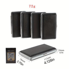 100mm Cigarette Storage Box Leather Band Cigarette Clip PU Leather High end