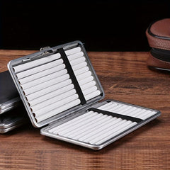 100mm Cigarette Storage Box Leather Band Cigarette Clip PU Leather High end