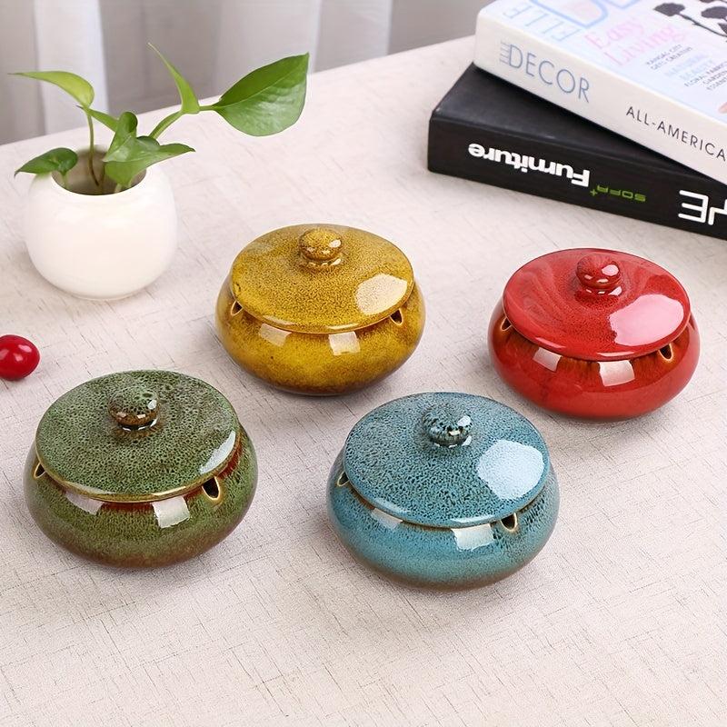 Decorative Ash Tray for Home Office Indoor Outdoor Use