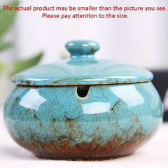 Decorative Ash Tray for Home Office Indoor Outdoor Use