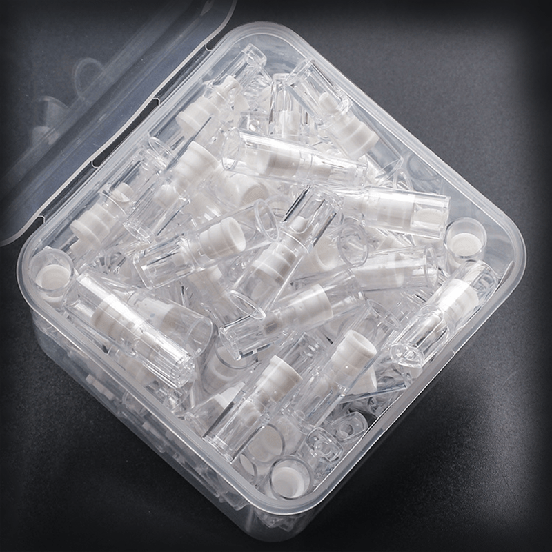 Disposable Transparent Filter Holder Tips - 20/50pcs