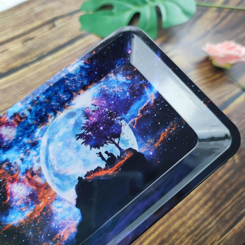 Creative Pattern Rolling Tray Wake Up Tray Fruit Plate Dessert Tray