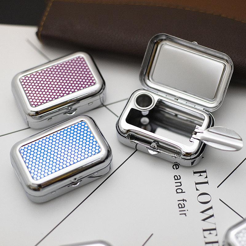 Stainless Steel Pocket Ashtray Car Mini Portable Small Ashtray