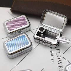 Stainless Steel Pocket Ashtray Car Mini Portable Small Ashtray