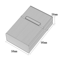 Portable Cigarettes Case Cigar Holder Aluminium Alloy Magnetic Pocket Box