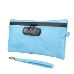 PU Leather Smell Proof Bag Storage Bag Carbon Lined Odor Proof Stash Bag