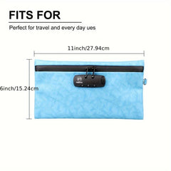 PU Leather Smell Proof Bag Storage Bag Carbon Lined Odor Proof Stash Bag