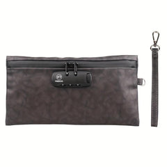 PU Leather Smell Proof Bag Storage Bag Carbon Lined Odor Proof Stash Bag
