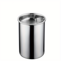 Stainless Steel Windproof Ashtray Retro Style Smoking Accessaries