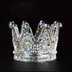 Crown Glass Ashtray for Home Hotel Bar Office Gift Men Women Christmas Halloween