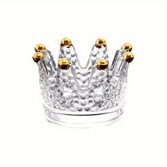 Crown Glass Ashtray for Home Hotel Bar Office Gift Men Women Christmas Halloween