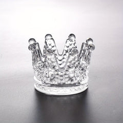 Crown Glass Ashtray for Home Hotel Bar Office Gift Men Women Christmas Halloween