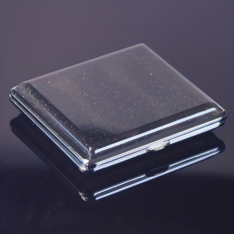Pearlescent Double Sided Cigarette Case - Metal & Plastic Storage