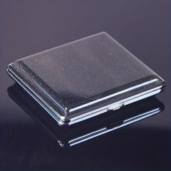 Pearlescent Double Sided Cigarette Case - Metal & Plastic Storage