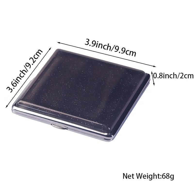 Pearlescent Double Sided Cigarette Case - Metal & Plastic Storage