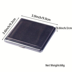 Pearlescent Double Sided Cigarette Case - Metal & Plastic Storage