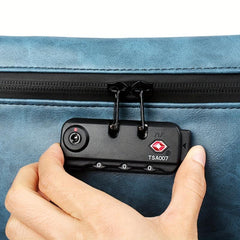 Smell Proof Leather Tobacco Pouch Lock Carbon Lined Container Bag