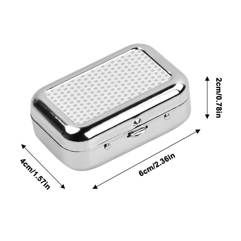 Pocket Ashtray Portable Mini Ashtray with Lid Metal for Outdoor Indoor Travel