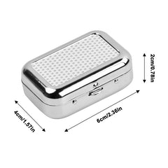 Pocket Ashtray Portable Mini Ashtray with Lid Metal for Outdoor Indoor Travel