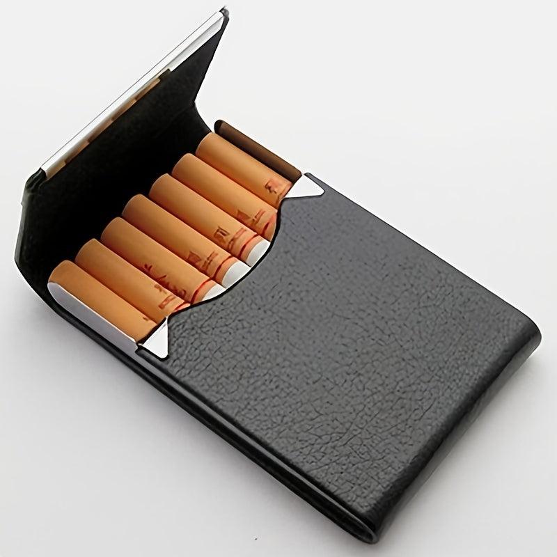 Multifunction Leather Metal Storage Case Portable Storage Container