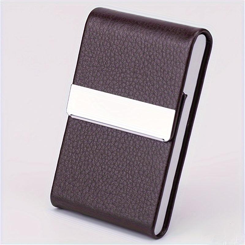 Multifunction Leather Metal Storage Case Portable Storage Container