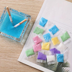 Disposable Smoke Extinguishing Deodorant Sand for Ashtray, 80pcs