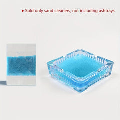 Disposable Smoke Extinguishing Deodorant Sand for Ashtray, 80pcs