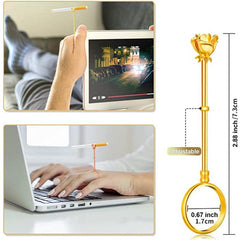 Rose Cigarette Ring Metal Pipe Holder