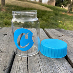 Glass Sealed Storage Jar With Light Moisturizing Jar